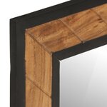 vidaXL Miroir de salle de bain 60x1x55 cm bois massif d'acacia