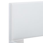 vidaXL Cadre de lit sans matelas blanc similicuir 140x200 cm
