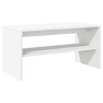 vidaXL Meuble TV Blanc 80 x 40 x 40 cm Aggloméré