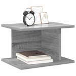 vidaXL Table de chevet 2 Pièces Gris Sonoma 40 x 30 x 25 cm