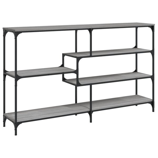 vidaXL Table console sonoma gris 160x32x95 cm bois d'ingénierie