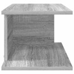 vidaXL Table de chevet Gris Sonoma 40 x 30 x 25 cm Bois d'ingénierie
