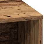 vidaXL Buffet avec LED Bois ancien 71x34 5x75 cm Bois d'ingénierie