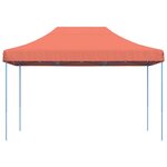 vidaXL Tente de fête 279 x 410 x 315 cm Terre cuite Tissu Oxford