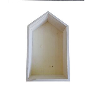 3 étagères en bois maison 30 5 x 18 x 10 cm