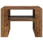 vidaXL Table basse Bois ancien 66 x 53 x 45 cm Bois d'ingénierie