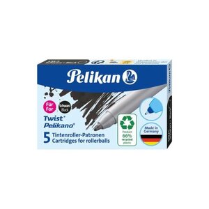 Etui de 5 Cartouches d'encre eco pour roller Pelikano/Twist Noir PELIKAN