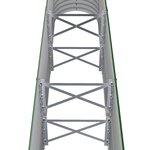 vidaXL Lit surélevé de jardin Acier enduit de poudre 152x40x68 cm Vert