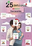 Calendrier de l'avent 1er Noël 25 bisous