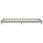 vidaXL Cadre de lit sonoma gris 90x190 cm bois d'ingénierie