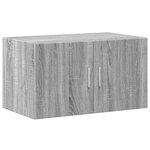 vidaXL Armoire de rangement sonoma gris 70x42 5x225 cm