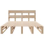 vidaXL Cadre de lit sans matelas 140x190 cm bois de pin massif