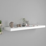 vidaXL Étagère murale flottante blanc 90x23 5x3 8 cm MDF