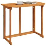 vidaXL Table de bistro 90x50x75 cm Bois d'acacia massif