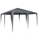 vidaXL Tente de fête Anthracite 400 x 400 x 266 cm Polyester  Acier