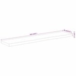 vidaXL Dessus de table 160x30x2 5 cm rectangulaire bois massif acacia