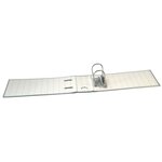 Classeur à levier papier marbre gris dos de 70mm - A5 horizontal. - Gris-dos noir EXACOMPTA