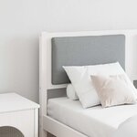 vidaXL Tête de lit Autre Blanc 160 cm Bois massif en pin