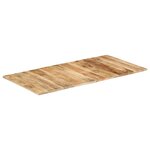 vidaXL Dessus de table 120x60x(1 5-1 6) cm Bois de manguier brut