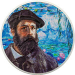 Monnaie CLAUDE MONET Masters of Art 2 Oz Argent 10$ Cook Islands 2023