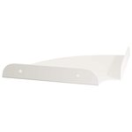 vidaXL Étagère Flottante d'Angle 2 pc Blanc 18 x 18 x 2 cm