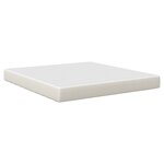 vidaXL Matelas à ressorts ensachés Crème 180x200x20 cm Medium Ferme Tissu