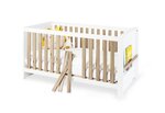 Lit bébé évolutif Lova 140x70 blanc