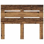 vidaXL Tête de lit Bois ancien 120 cm Bois d'ingénierie