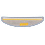 vidaXL Tapis d'escalier autocollants 15 Pièces 56x17x3 cm Bleu