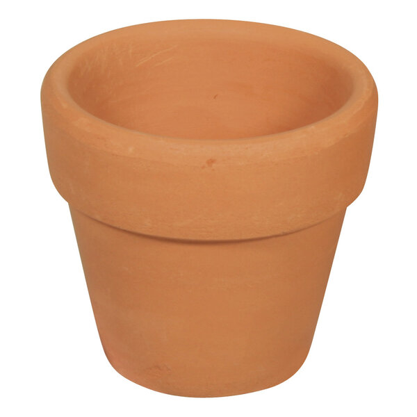 Pot en terre - cuite  extérieur ø 4 cm  hauteur 3 5 cm