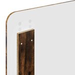 vidaXL Tête de lit Chêne fumé 80 cm Bois d'ingénierie