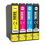 EPSON 603XL - Pack 4 cartouches compatibles Epson XP-2100 XP-3100 XP-4100