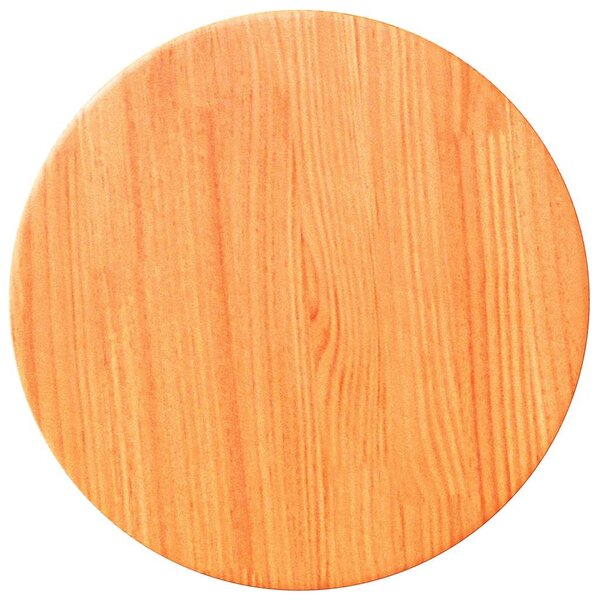 vidaXL Dessus de table rond cire marron Ø30x2 5 cm bois de pin massif