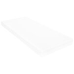 vidaXL Lit de repos avec matelas 90x200 cm Gris Bois de pin massif