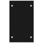 vidaXL Portant de bois de chauffage Noir 40x35x60 cm Verre