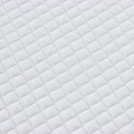 vidaXL Coussins de Matelas Blanc 160 x 200 cm