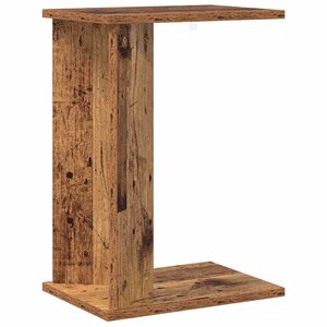vidaXL Table d'appoint Bois ancien 35 x 25 x 50 cm Bois d'ingénierie