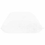 vidaXL Coussin de sommeil Uni Blanc 74 x 39 x 13 cm