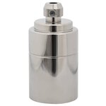 vidaXL Douilles de lampe 2 Pièces nickel satiné E27
