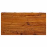 vidaXL Bureau avec tiroir Marron 100 x 50 x 75 cm Bois d'acacia massif