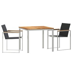 vidaXL Ensemble de salle à manger pour jardin 3 Pièces