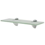 vidaXL Étagères murales 2 Pièces Verre 30 x 10 cm 8 mm