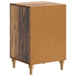 vidaXL Cabinet de chevet avec tiroir Bois ancien 43 x 41 x 66 5 cm