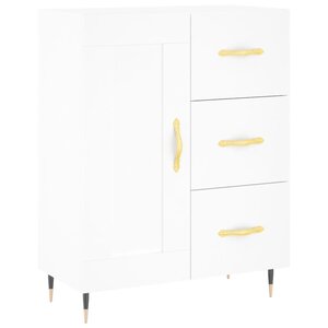 vidaXL Buffet blanc 69 5x34x90 cm bois d'ingénierie