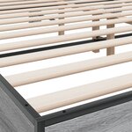 vidaXL Cadre de lit sans matelas sonoma gris 180x200 cm
