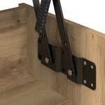 vidaXL Table basse chêne artisanal 102 x 50 x 52.5 cm