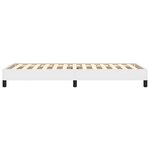 vidaXL Cadre de lit Blanc 100x200 cm Similicuir