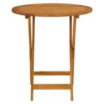 vidaXL Ensemble de bistro 3 Pièces beige polypropylène et bois massif