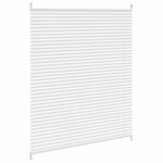 vidaXL Store plissé 100x100 cm Blanc