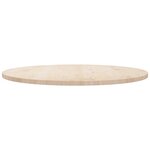 vidaXL Dessus de table Ø90x2 5 cm Bois de pin massif